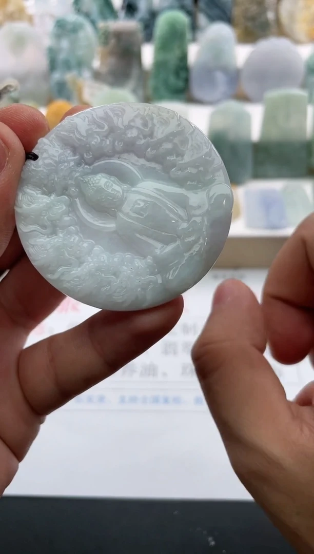 【闪购商品】翡翠颈饰未镶嵌..../1/21/ 91