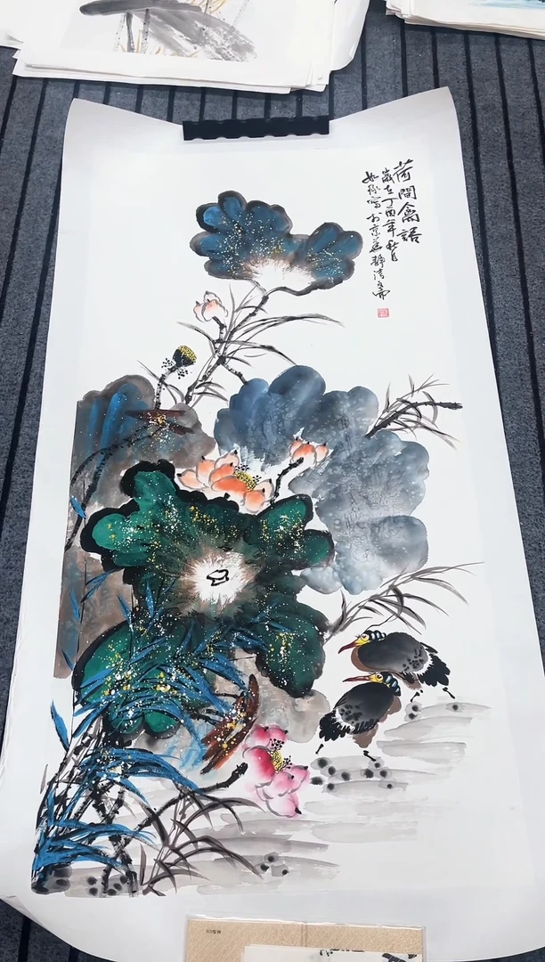 精品国画花鸟作品