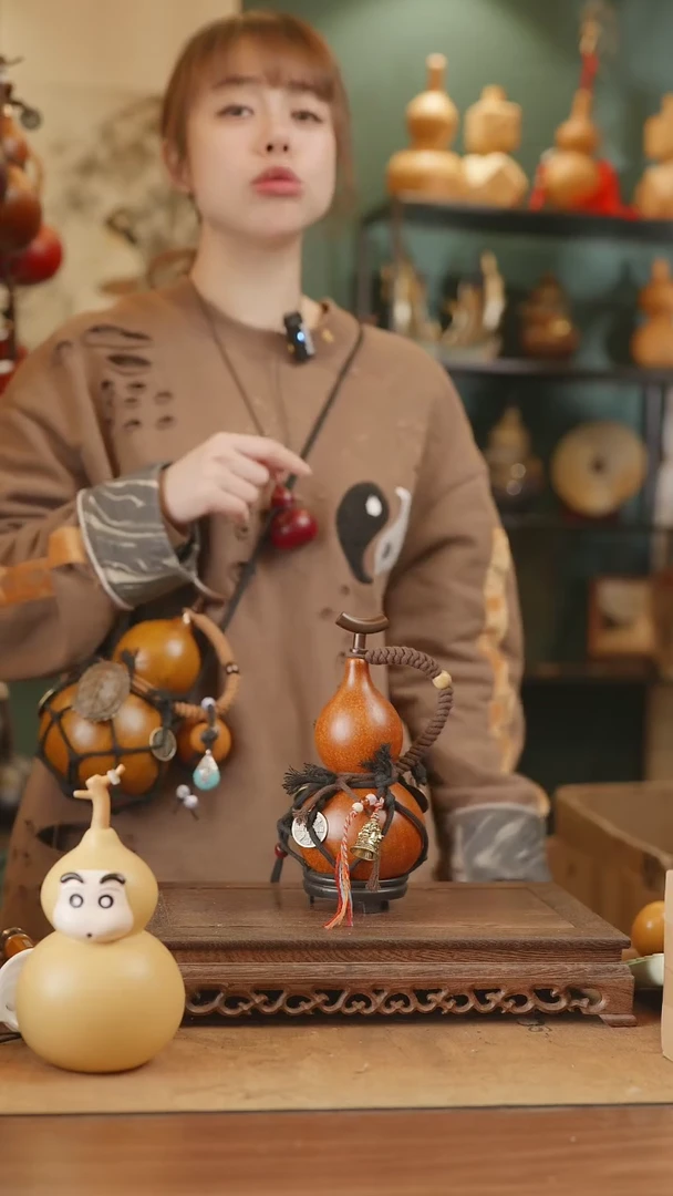 【闪购商品】110号精品天然大漆工艺防渗内胆酒葫芦~