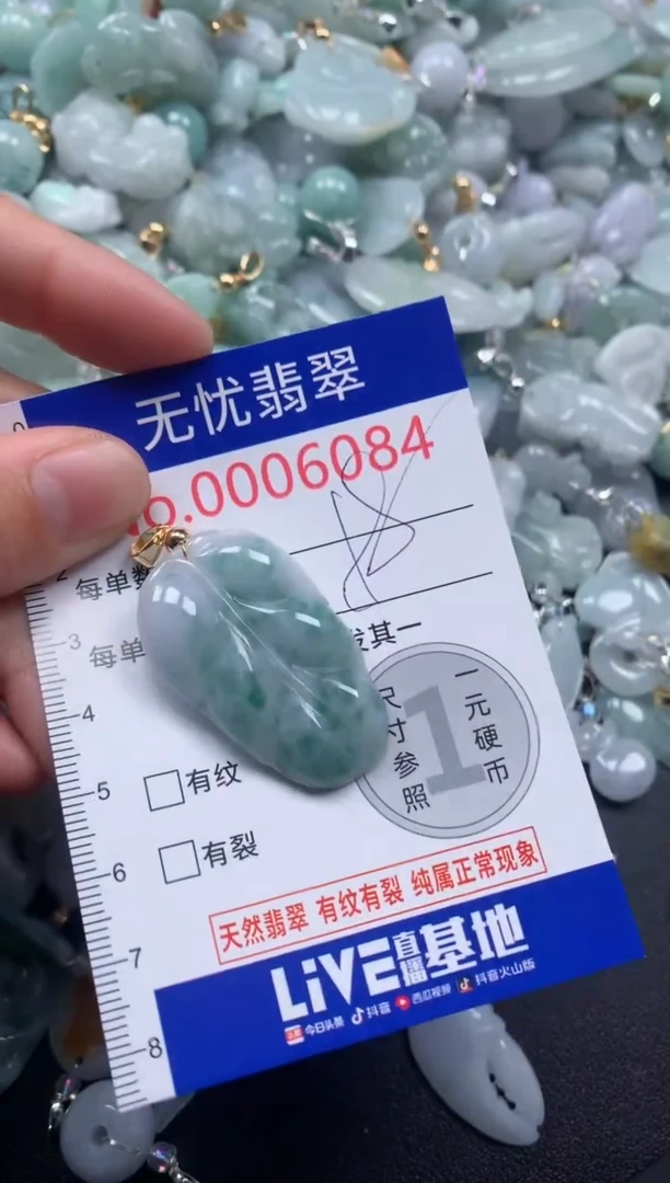 颈饰未镶嵌翡翠6084