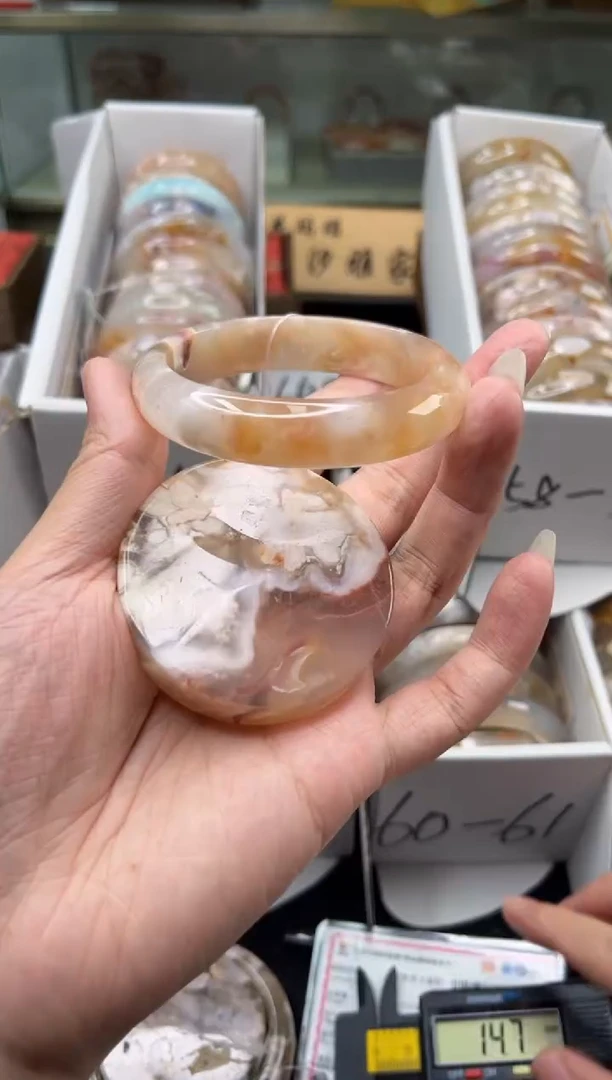 未镶嵌手镯石英质玉58圈口（赠品镯心）149575