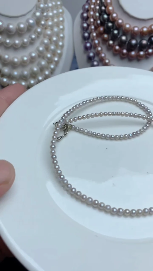 淡水珍珠未镶嵌颈饰0043
