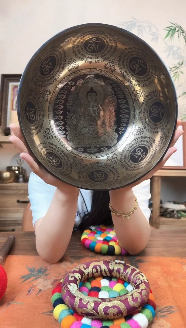 下播福利~唐卡药师佛 25.3cm A调 喉轮
