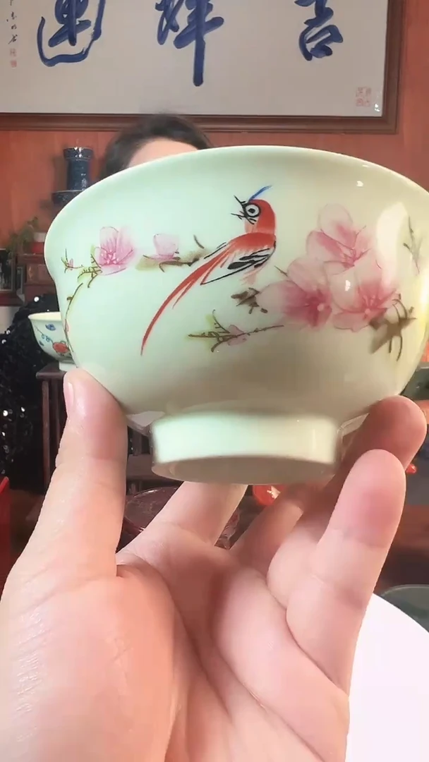 摆件陶景德镇陶瓷青花摆件9