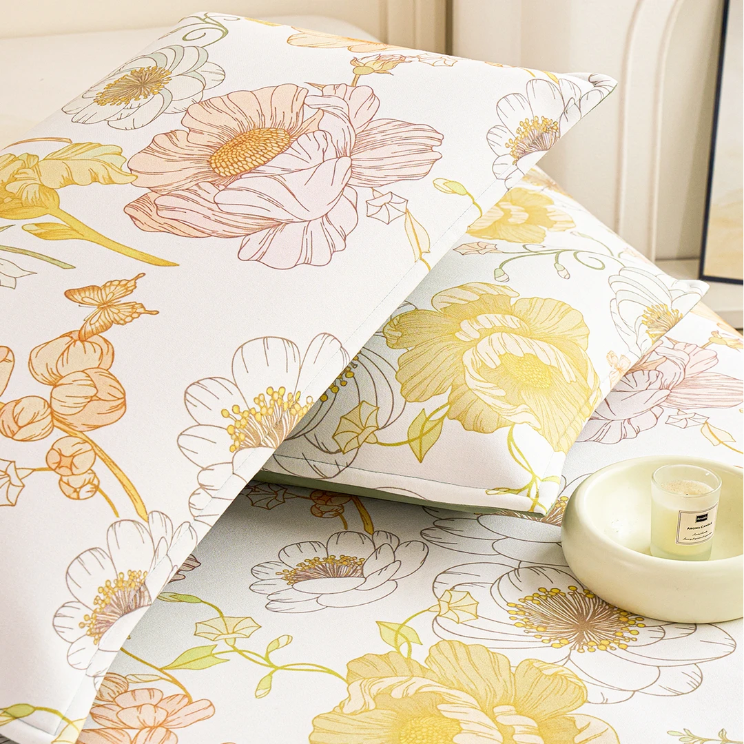 【直播间专属】A类竹纤维枕套透气舒适母婴亲肤成人枕头套柔软简约