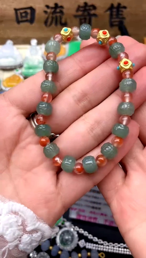 【闪购商品】翡翠手串未镶嵌44-中国好珍宝