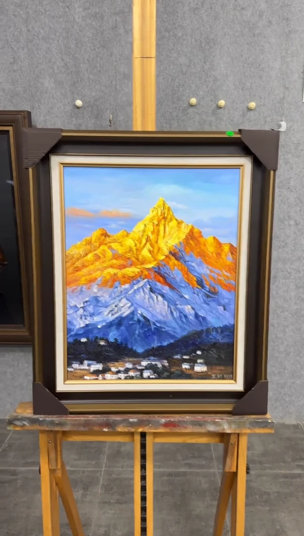 国画z天津人美-苏新油画绿标40*50cm