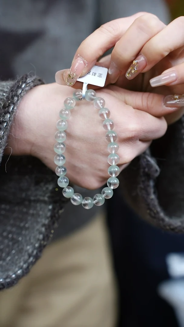 【闪购商品】水晶手链未镶嵌g330 翠幽灵手链8mm+