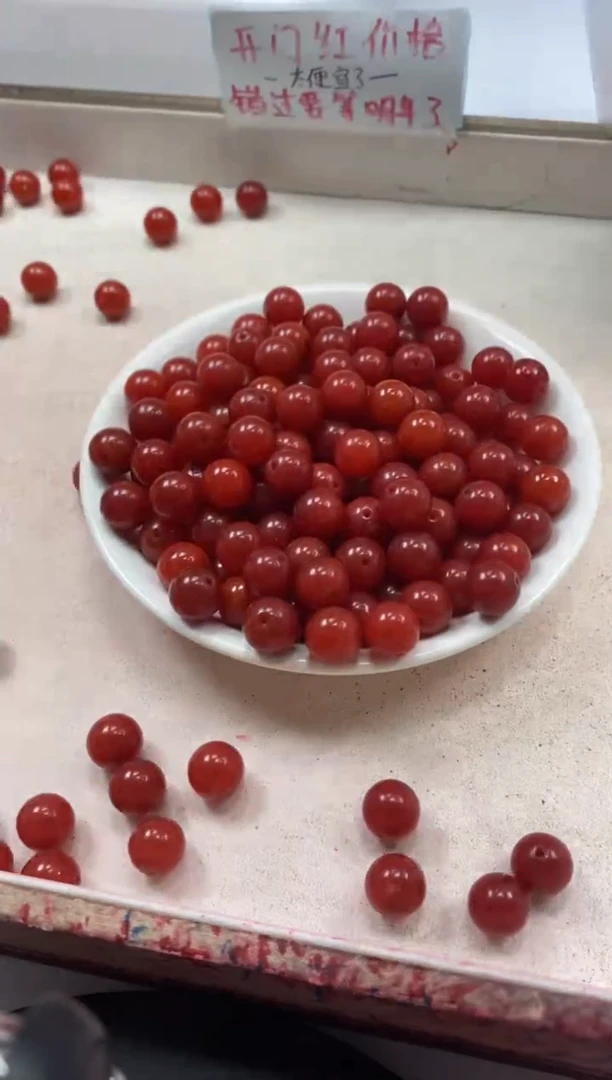 【闪购商品】南红玛瑙颈饰未镶嵌w2186满肉南红10mm*20颗