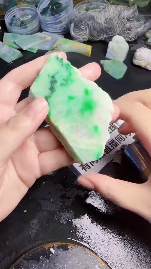 未镶嵌挂件翡翠江*忆天然翡翠088