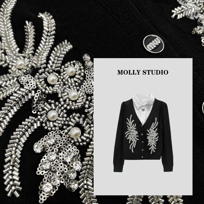 【美学交织】Molly 百搭时尚气质显瘦 上衣 M2025363