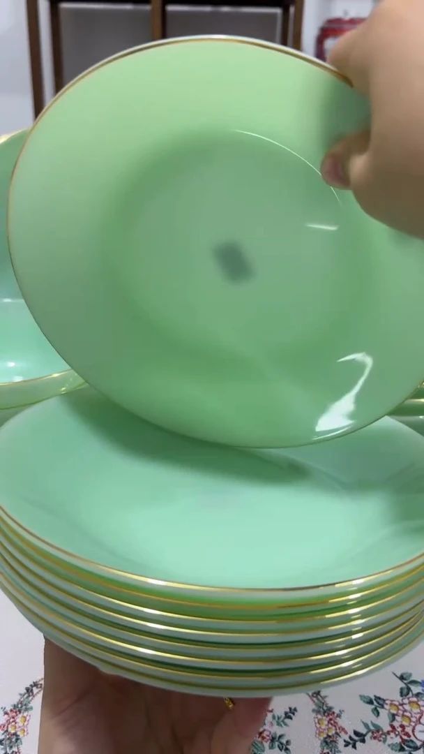 · 8英寸深盘10个  玉瓷【贝美】