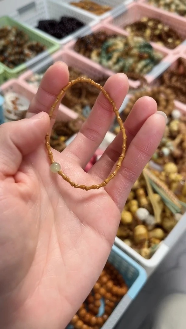【闪购商品】和田玉（糖玉）手链未镶嵌竹节手串和田玉