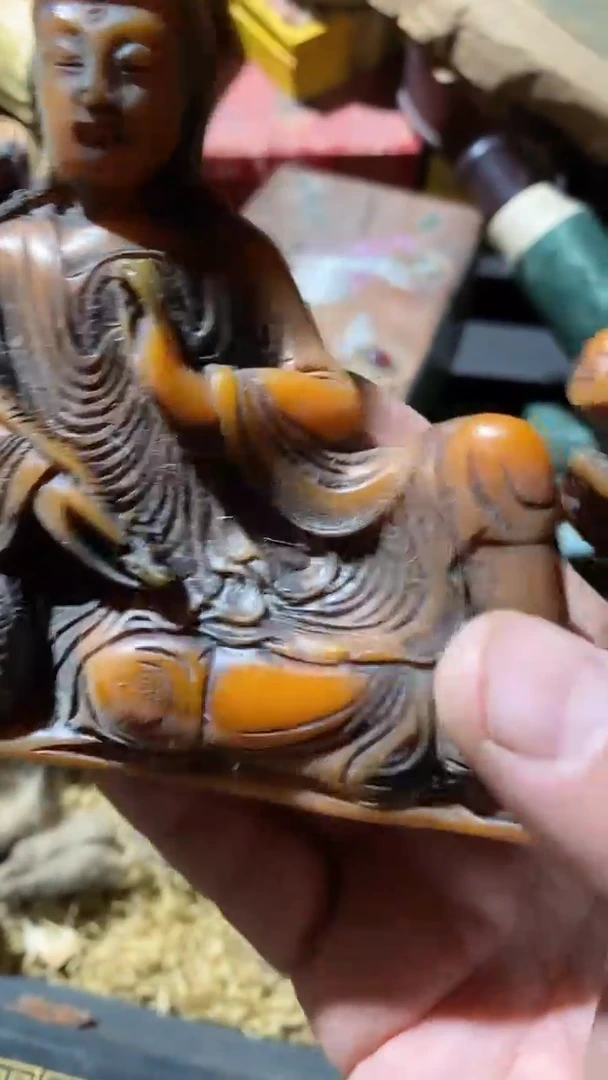 香榧木黄色小观音