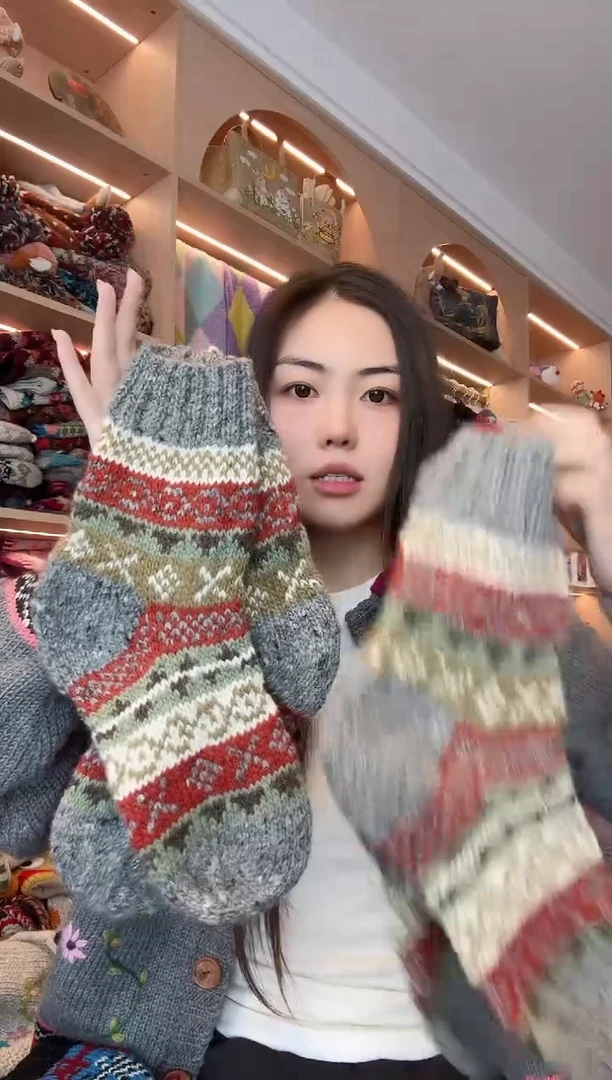 羊毛明星同款袜子