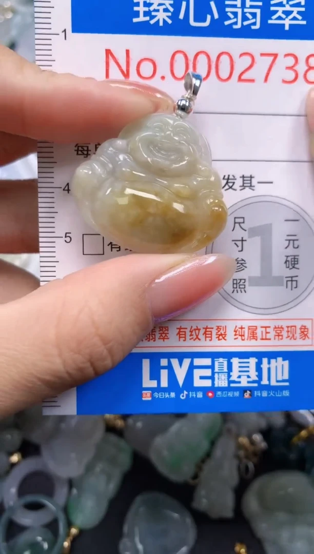 吊坠(不含链)未镶嵌翡翠2739
