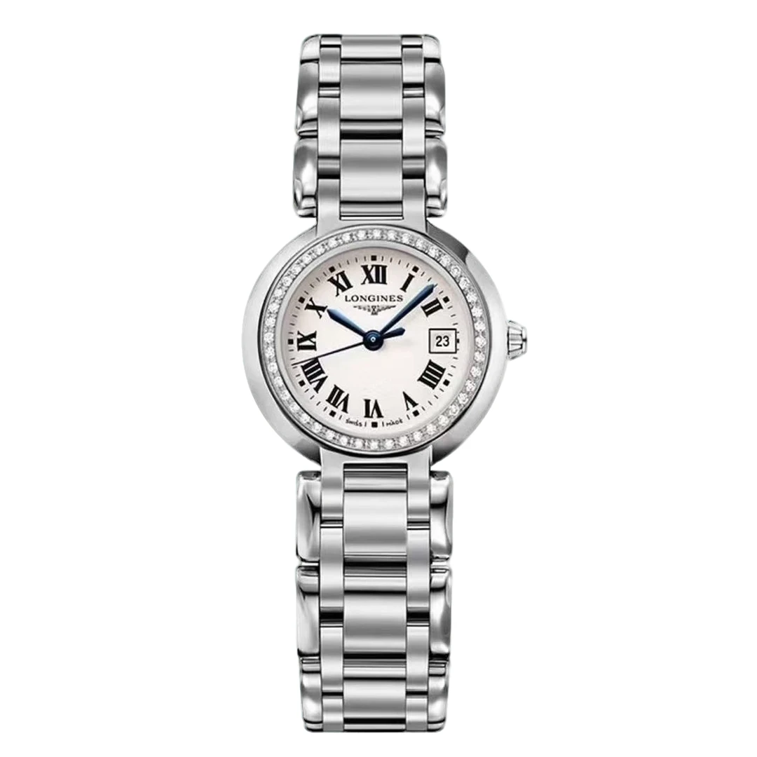 99新 Longines/浪琴 仁智女表/全套心月/26.5表径/经典罗马/石英