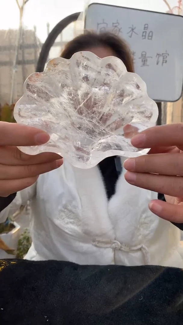 【闪购商品】水晶碗未镶嵌白水晶碗D641