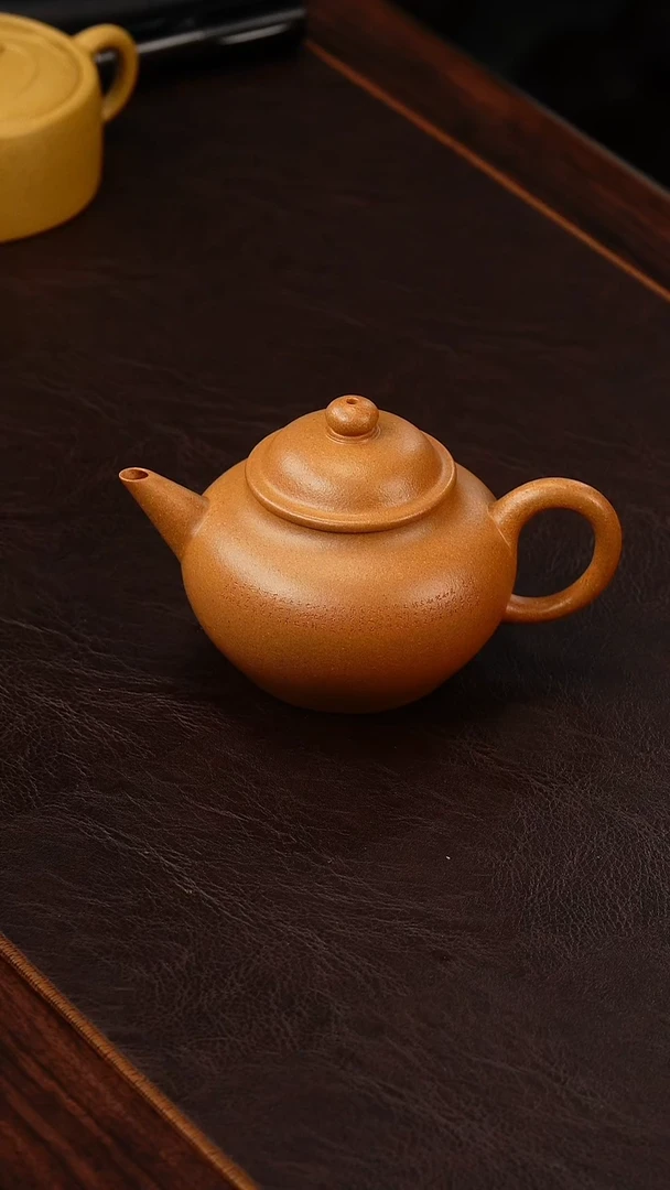 茶壶紫砂侯峰黄金段水平180cc