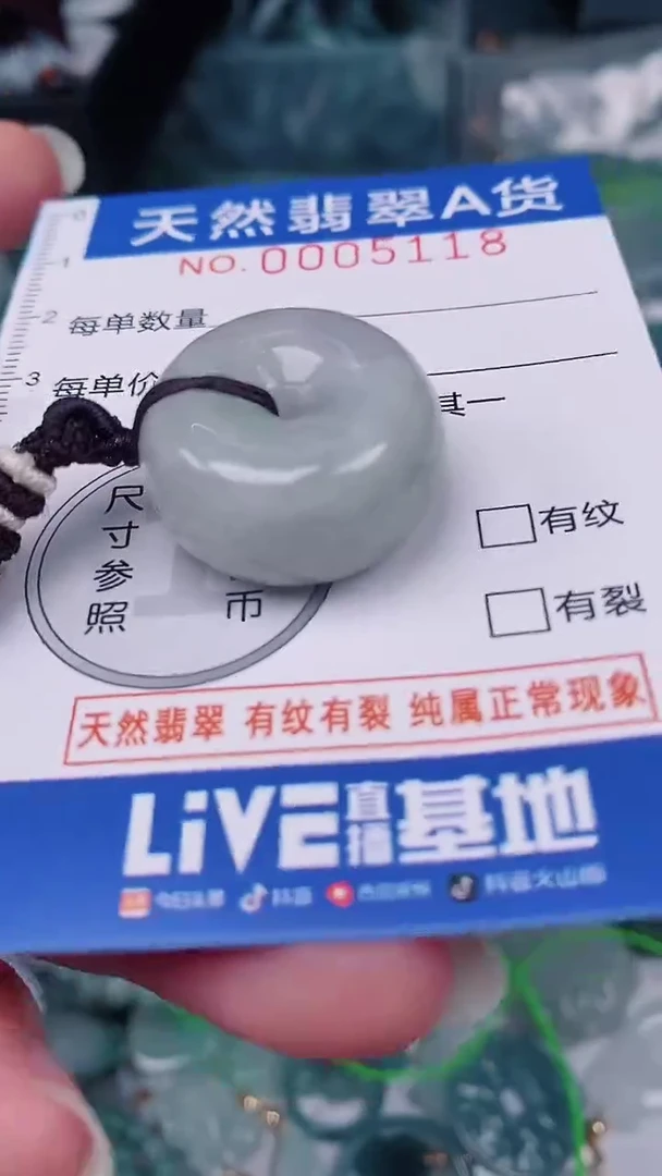 翡翠未镶嵌颈饰00005118