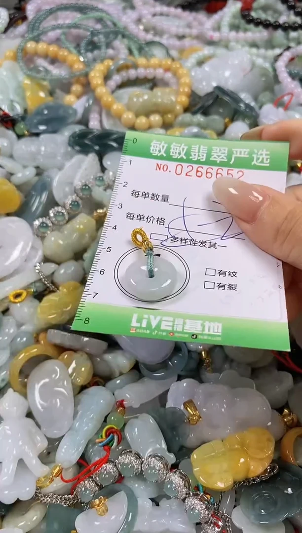 翡翠未镶嵌颈饰闪购0266652多样性发其一