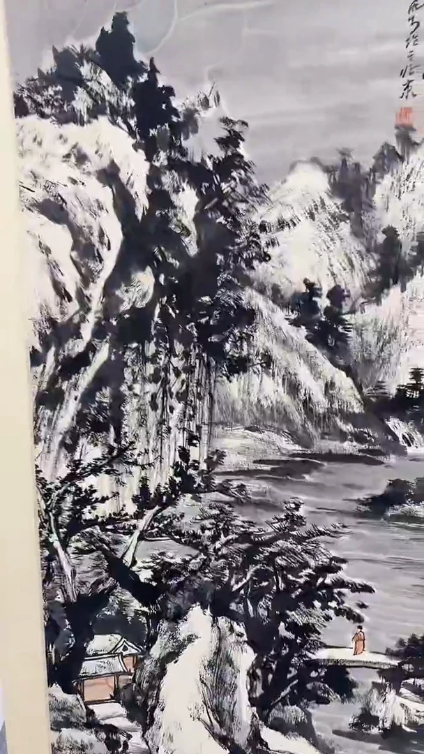 痕*6-22-33李老师8平尺国画作品