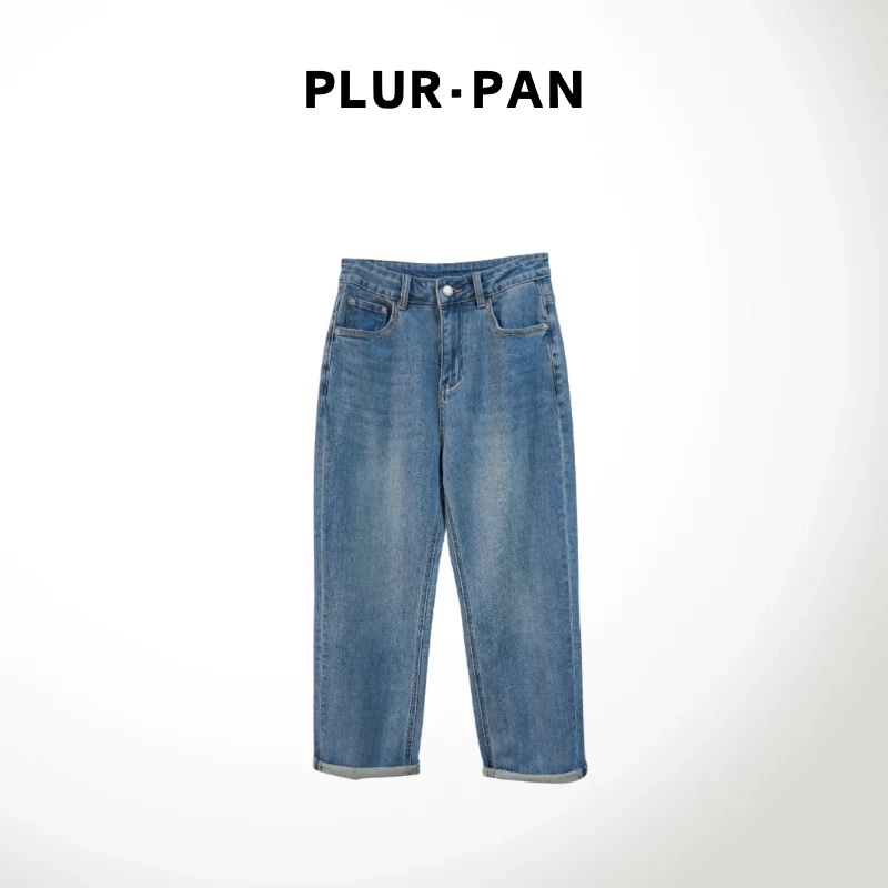 PLUR·PAN『高阶H老爹』春夏美式无弹显瘦牛仔裤 358