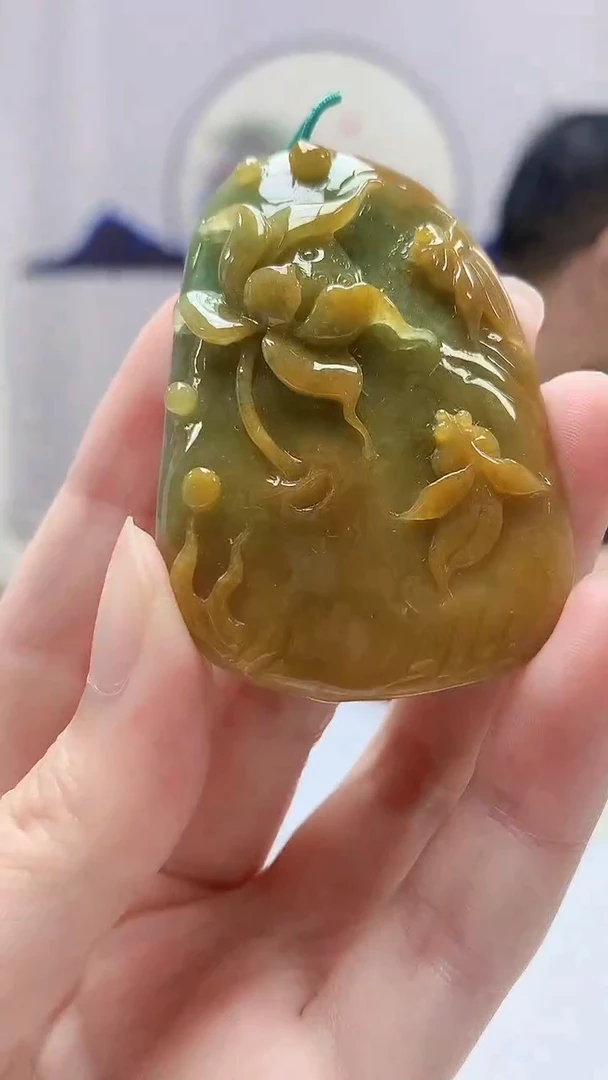 定制翡翠未镶嵌5124zm-毛货挂件45