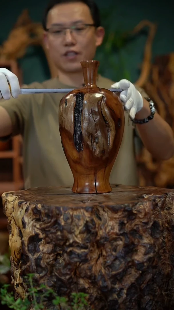 枣木雷击枣木美人瓶