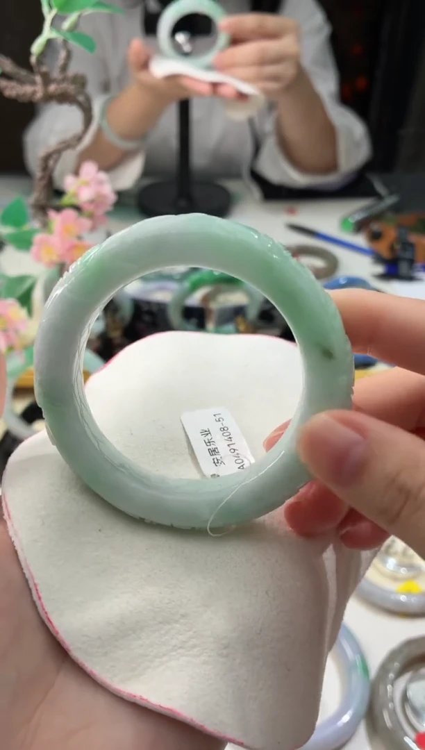未镶嵌手镯翡翠12  翡翠手镯 51