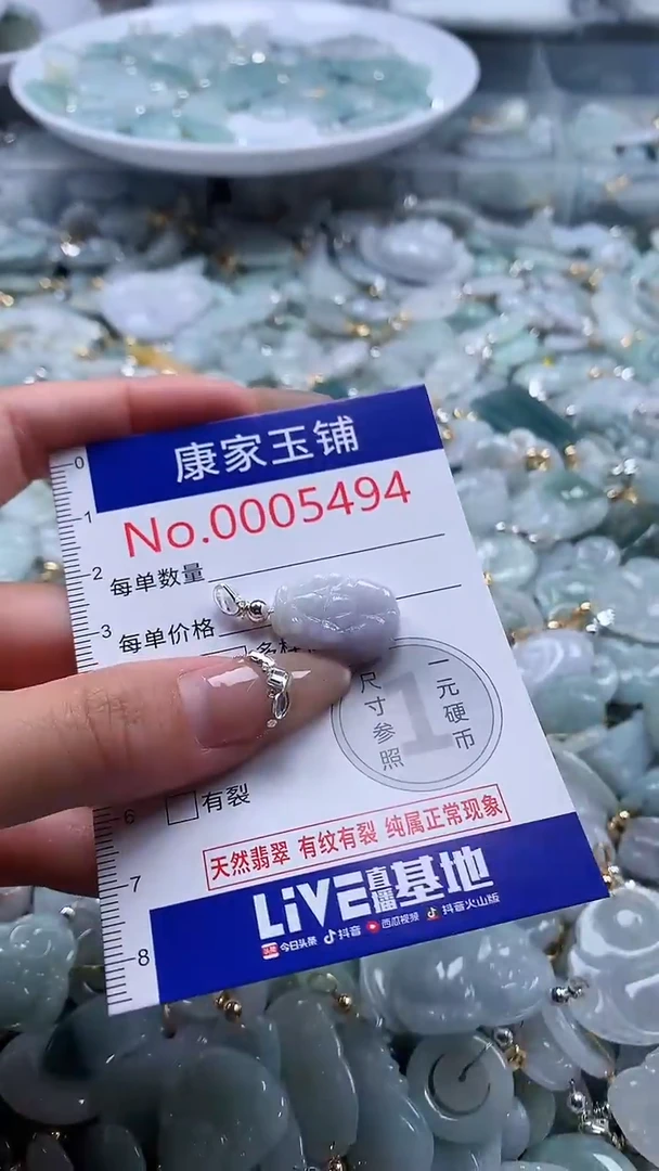 翡翠未镶嵌吊坠(不含链)5494