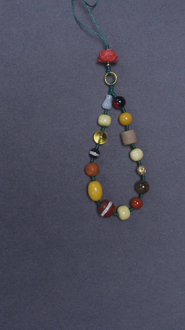 未镶嵌颈饰琥珀蜜蜡多宝挂件