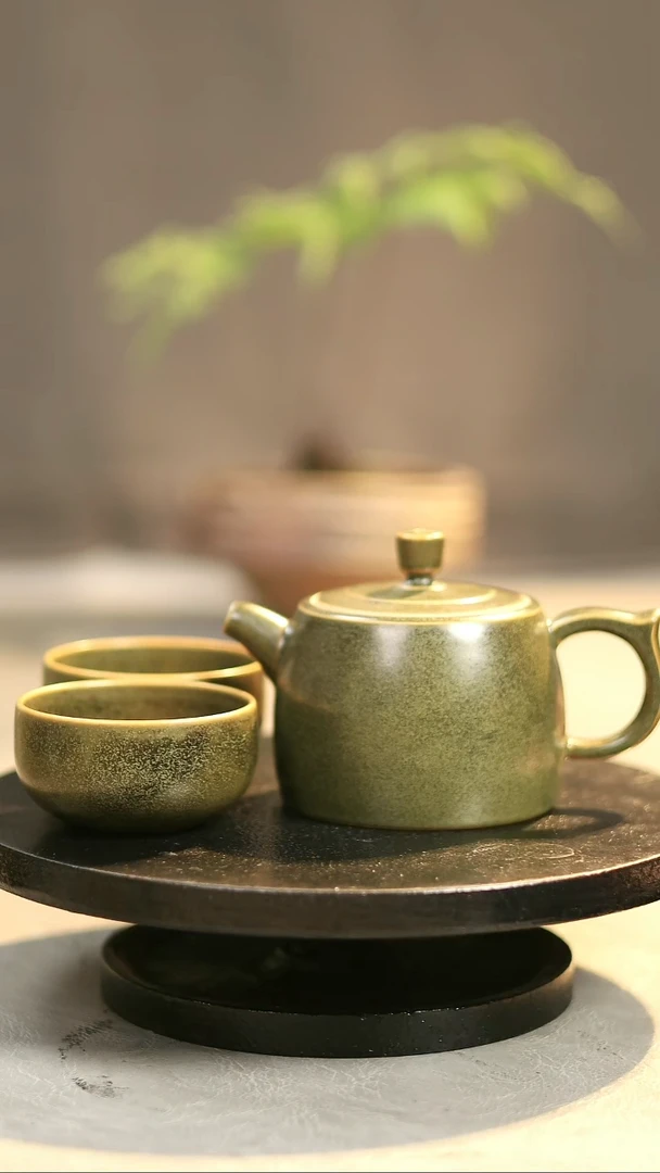 壶瓷原产地原矿釉一壶两杯