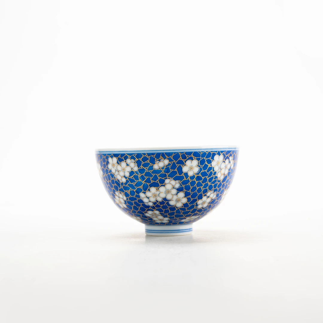 【景德詺兮】宫·冰裂纹梅花大鸡心杯MX812/100cc