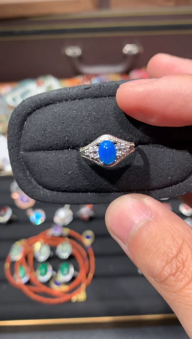 未镶嵌欧泊戒指F99【多样性发其一】