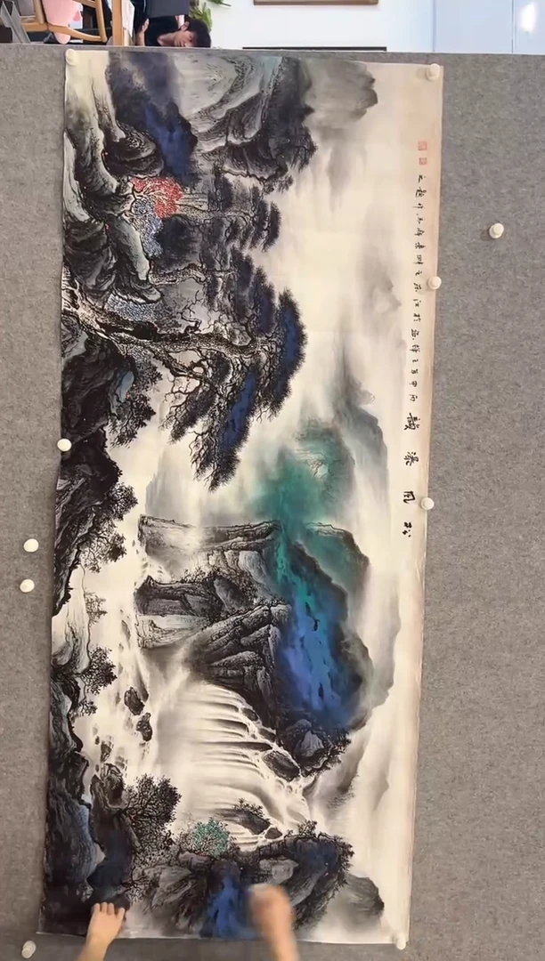 国画王辉-21平尺-山水国画