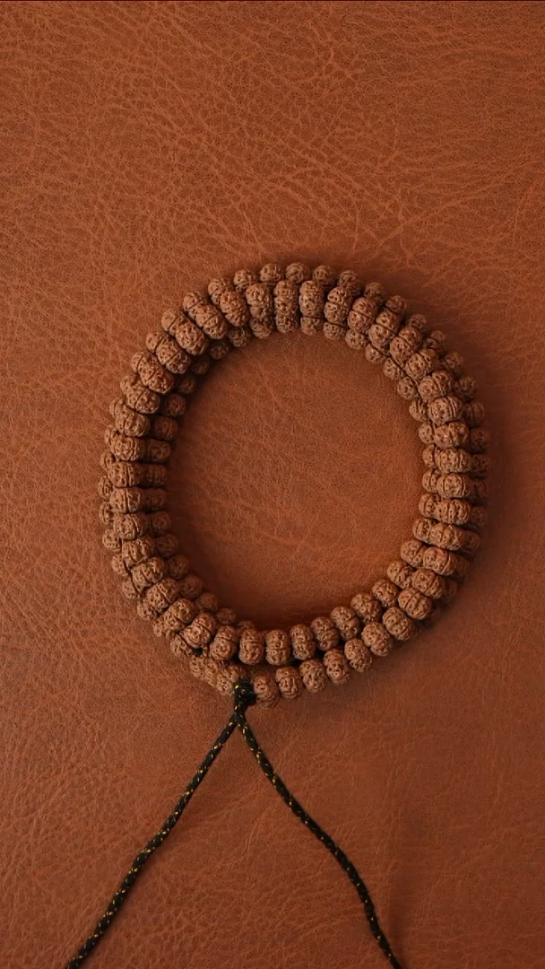 手串金刚菩提7茗辰磐系列凹底梅花108