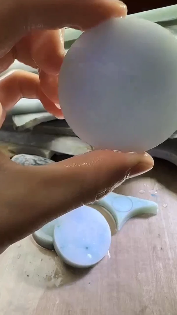 裸石翡翠天然翡翠A货花348