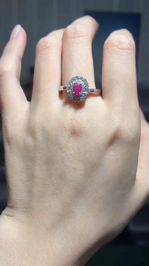 银S925镶嵌其他红宝石（扎德严选）