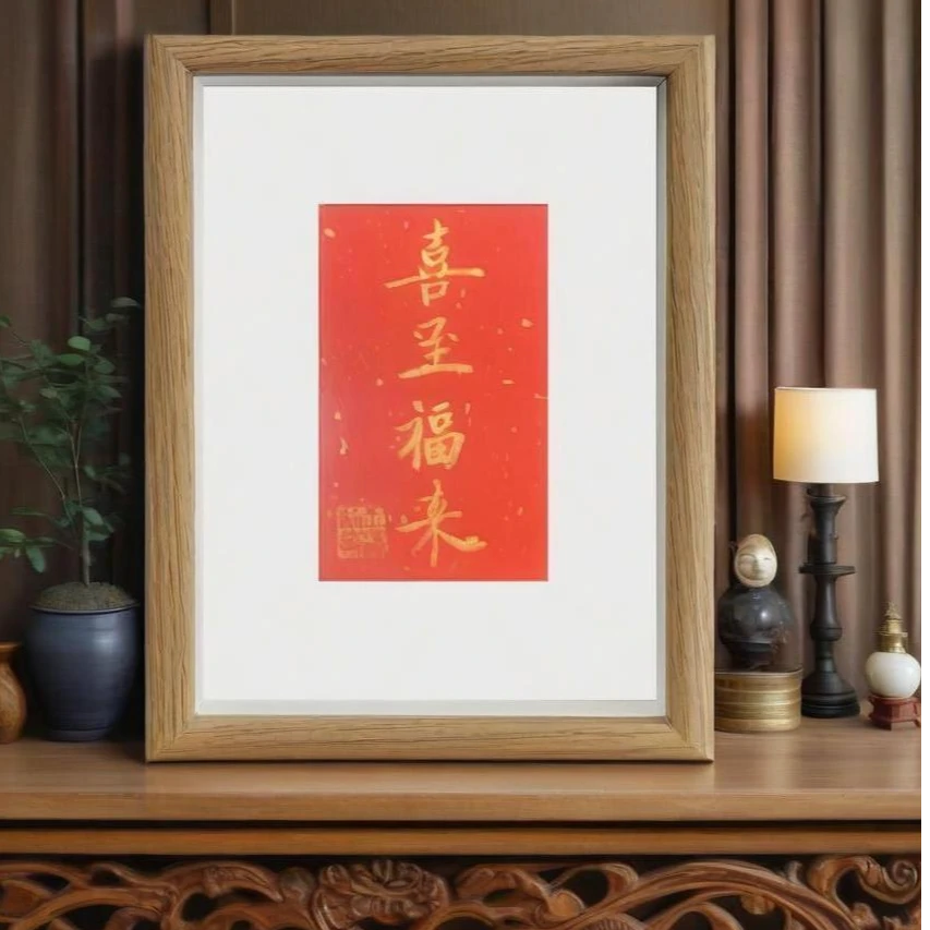 YW-WEY-书法-喜至福来-005