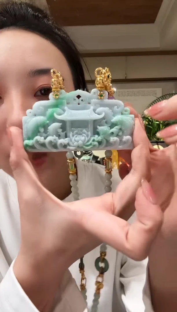 【闪购商品】翡翠颈饰未镶嵌国风