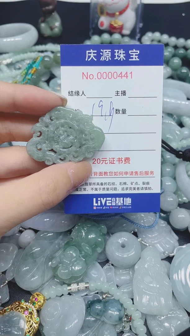 翡翠未镶嵌颈饰322（多样性发其一）