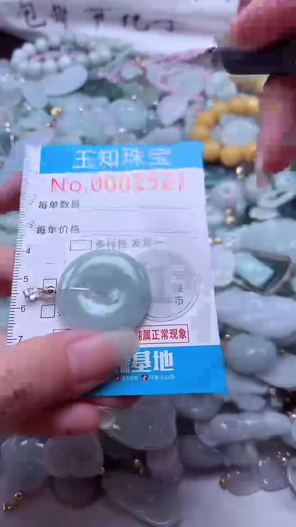 翡翠未镶嵌吊坠(不含链)2521
