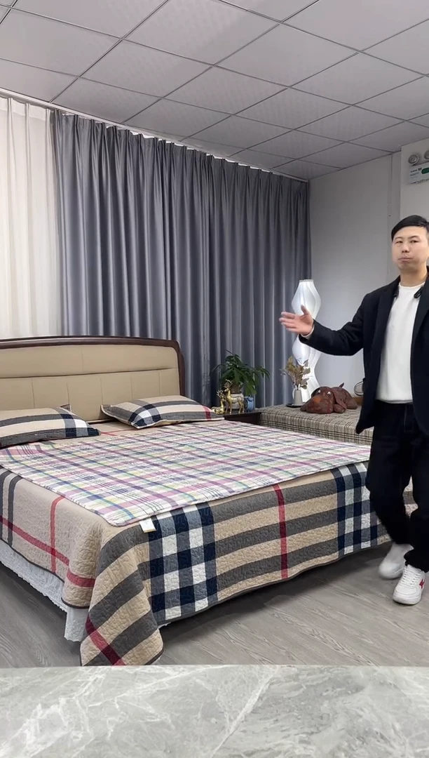 棉140cm*180cm 紫格微光