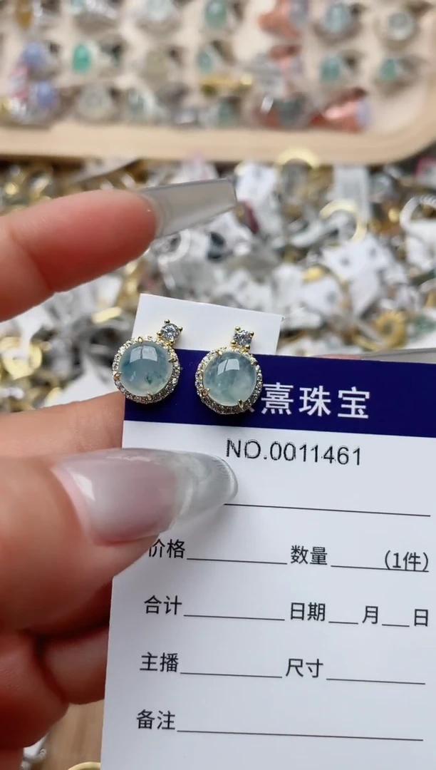 【闪购商品】翡翠戒指银S925镶嵌、