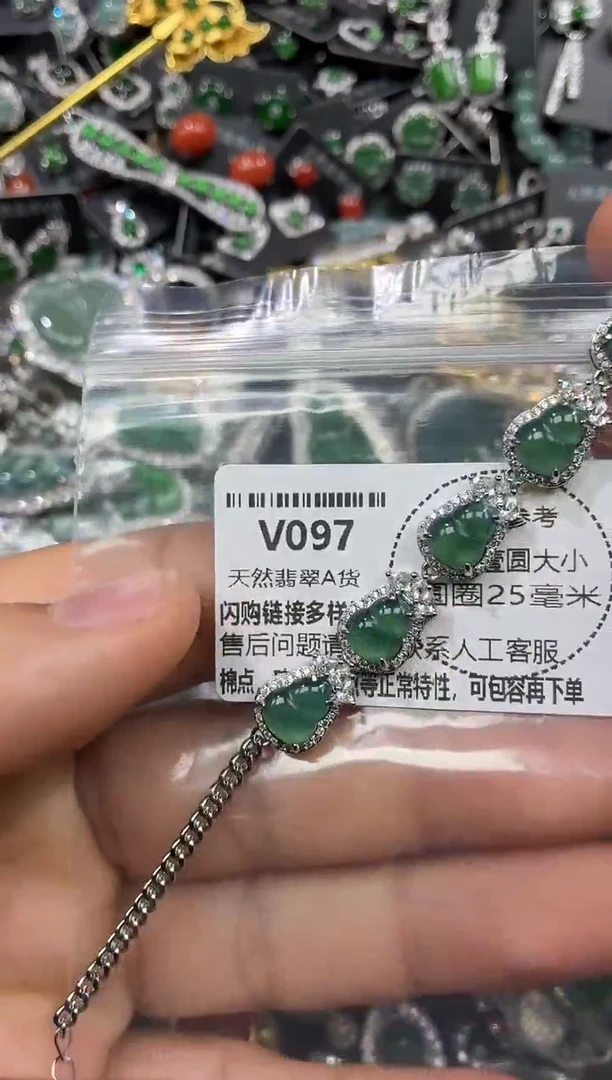 颈饰未镶嵌翡翠V097手链