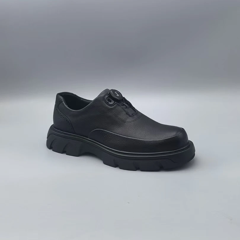 （孤品微瑕介意勿拍）新款轻质厚底系带男士皮鞋休闲鞋 967