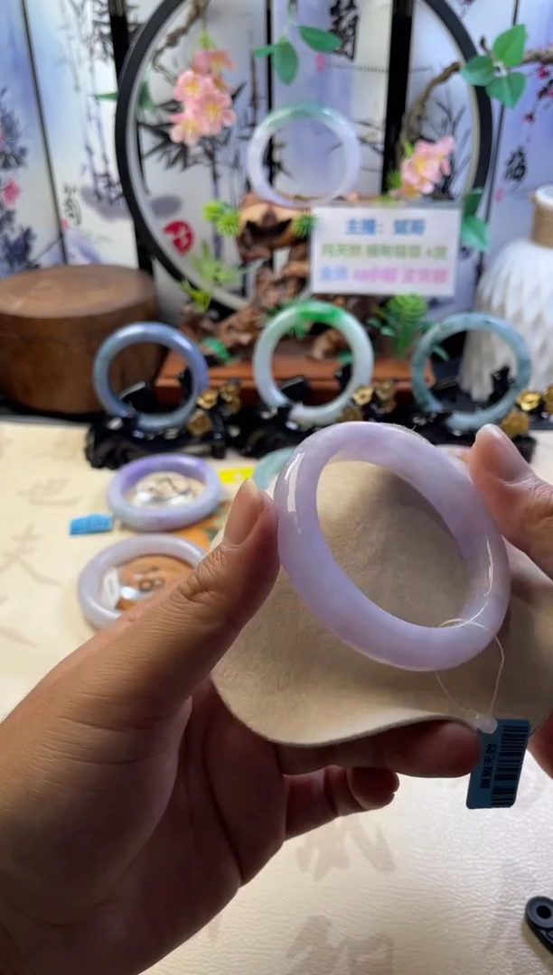 未镶嵌手镯翡翠正圈55