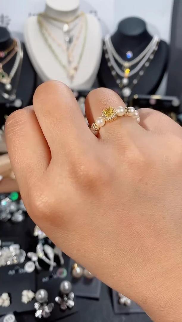 铜合金无925银戒指7553
