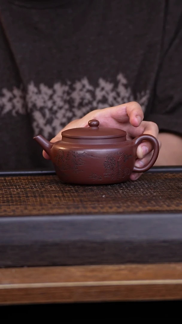 茶壶紫砂宜兴手工原矿紫砂壶001